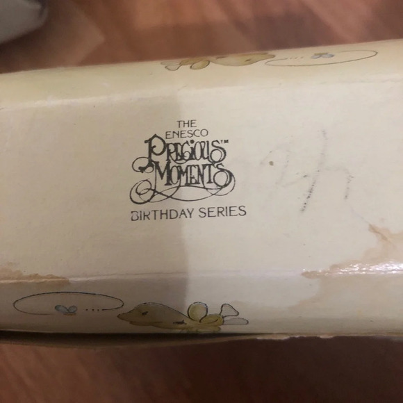 5/$25 
Enesco Precious Moments Birthday Series 15938 Bear For Baby 1985  Vintage - Picture 2 of 8